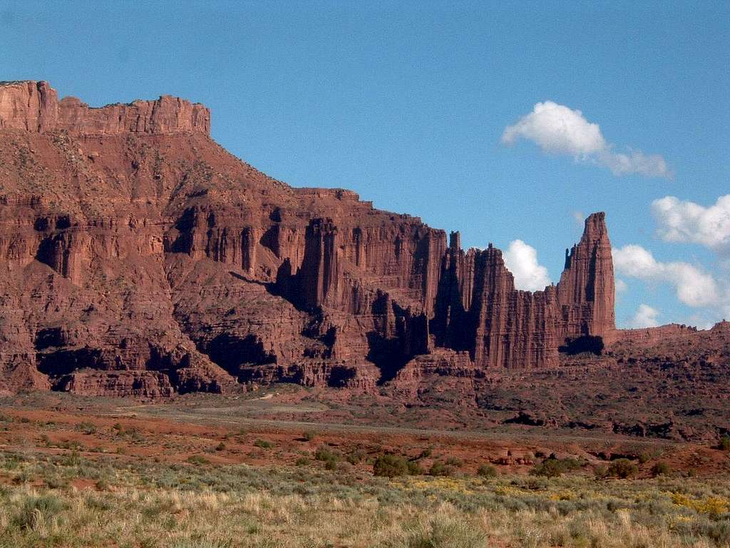 Fisher Towers and Titan in Profile