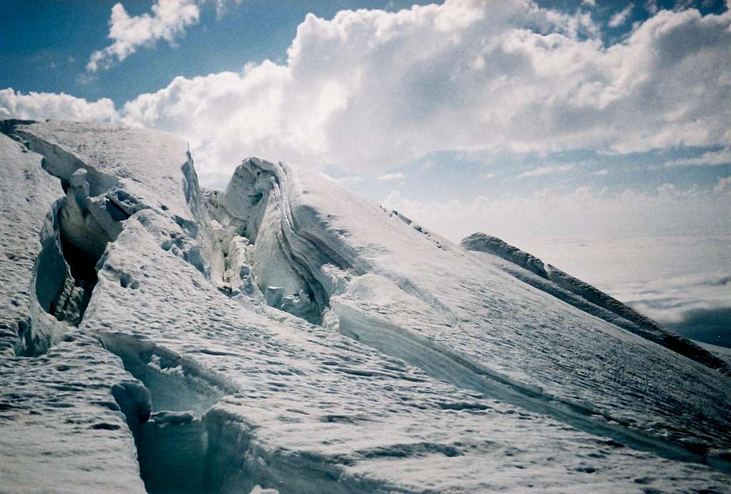 Large Crevasse-Easton Glacier