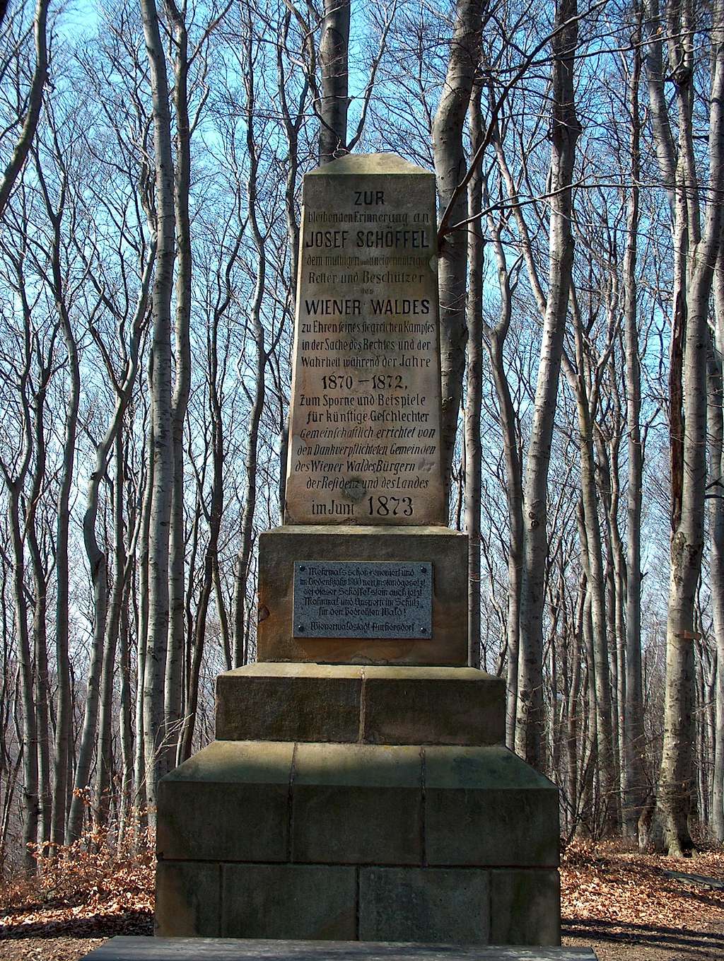 Monument to Savior of Vienna Woods