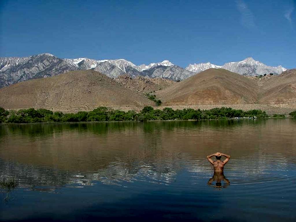Mountain Dreaming in Lake Diaz