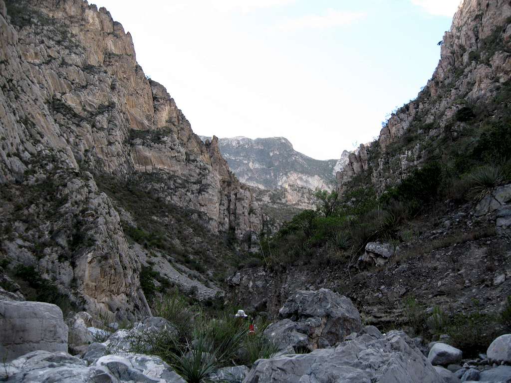Inside the canyon