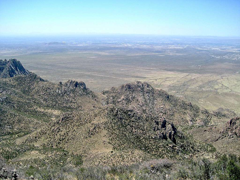 View from summit of Baylor Peak