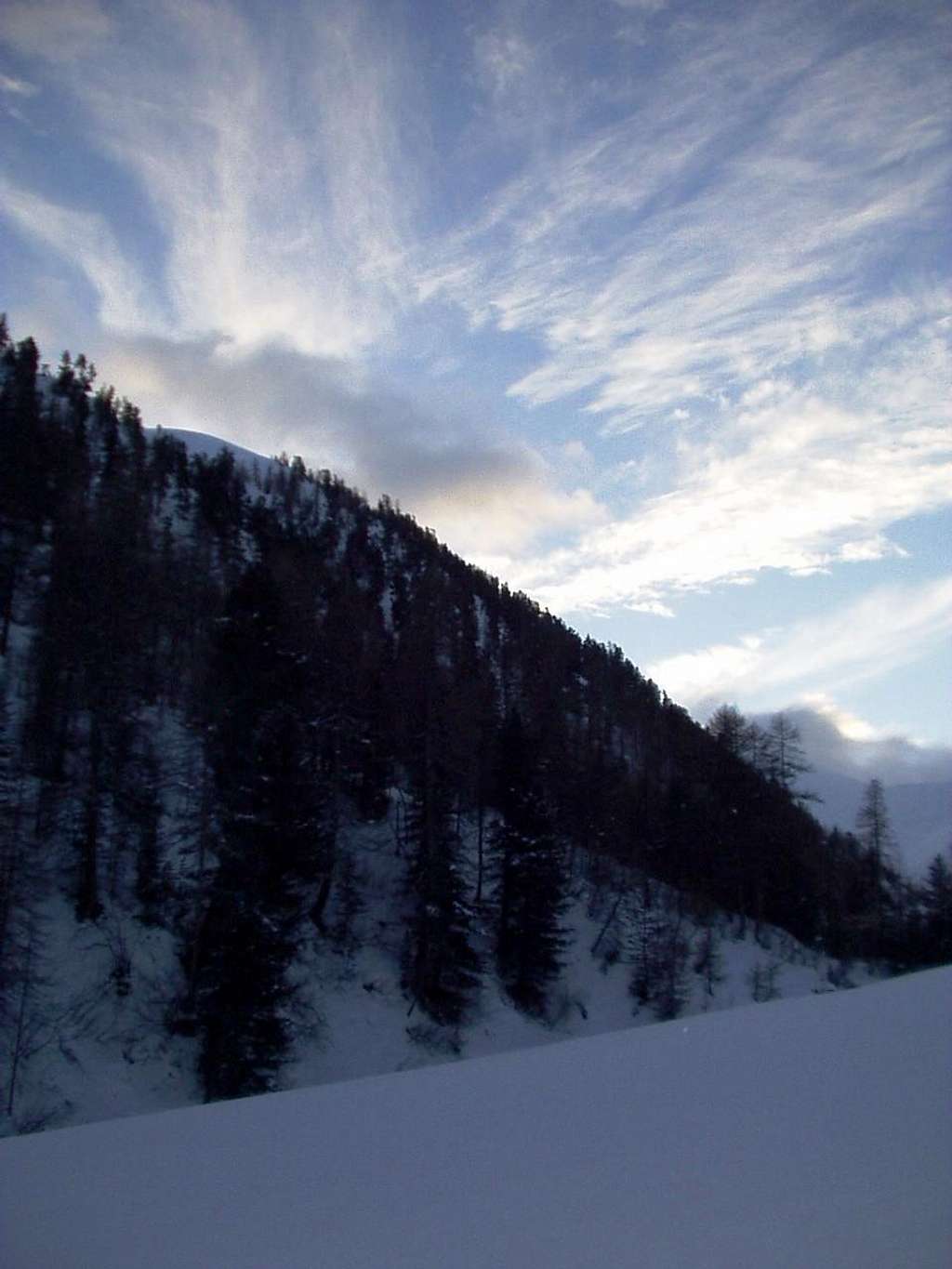 Val Federia in winter