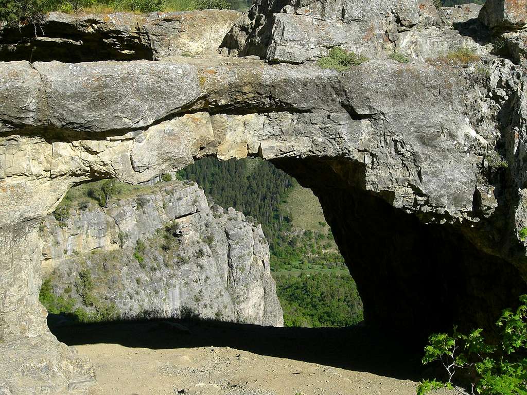 Looking Through Wind Cave