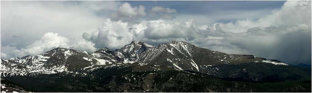 The great Longs Peak Massif