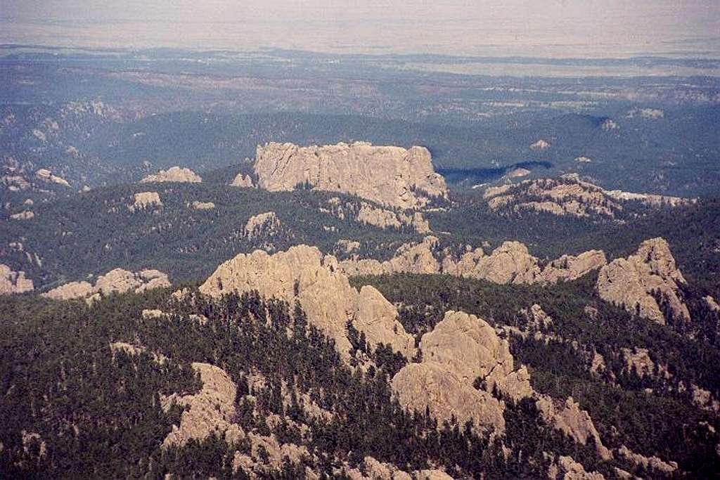 The back side of Mt. Rushmore...