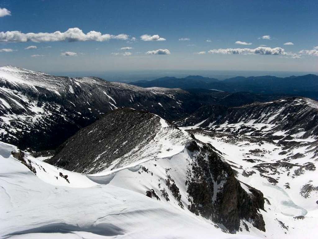 East Ridge from Jasper summit