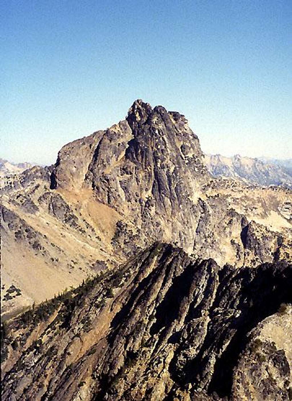 Cutthroat Peak from the SSW