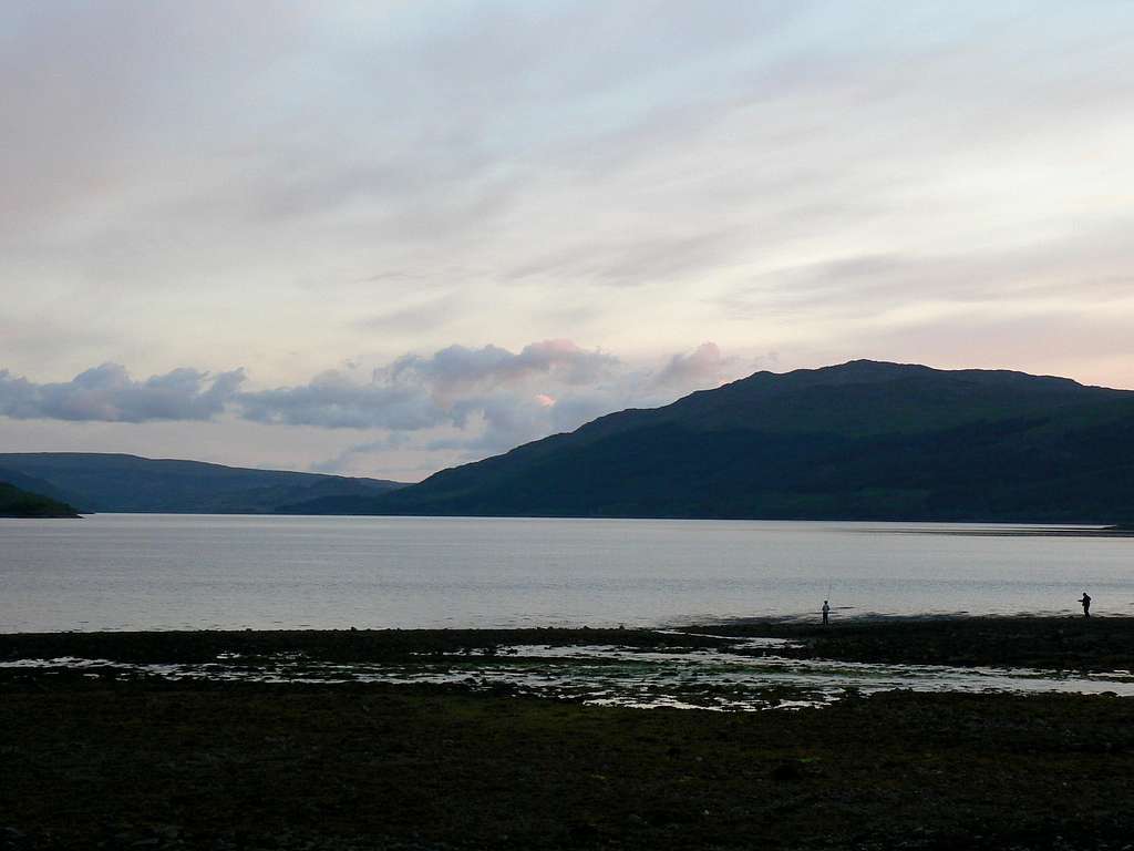 Late evening fishing on Loch Sunart