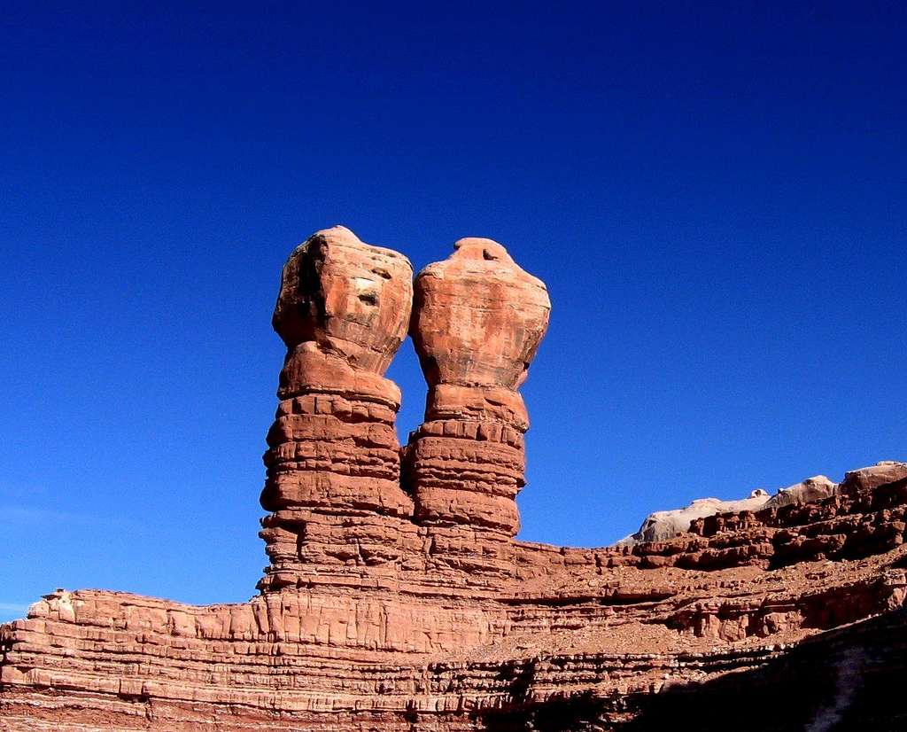 Twin Rocks/ Navajo Twins