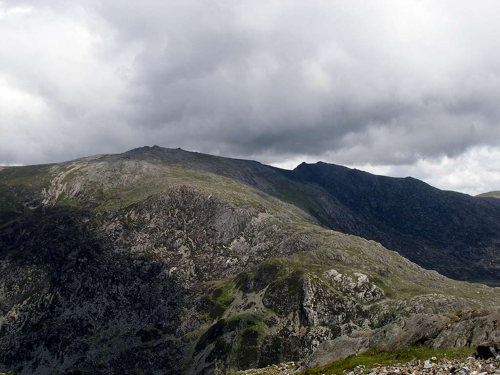 Glyders from Snowdon