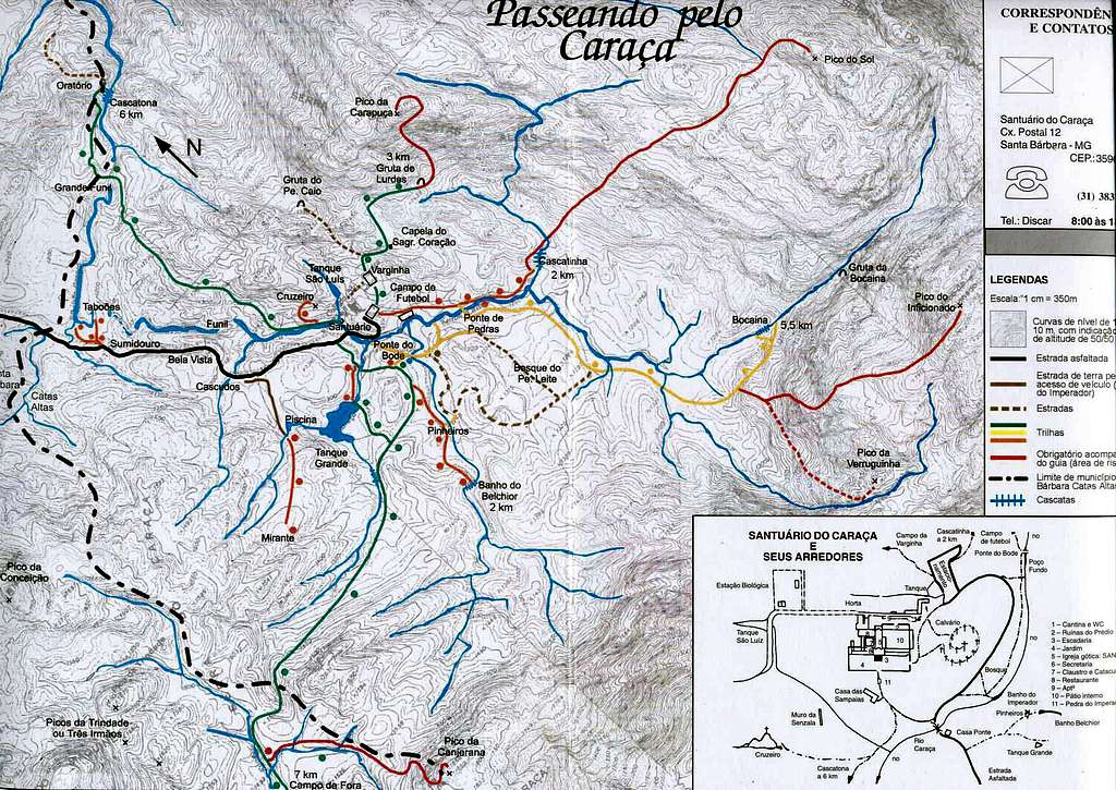 Map of Caraça