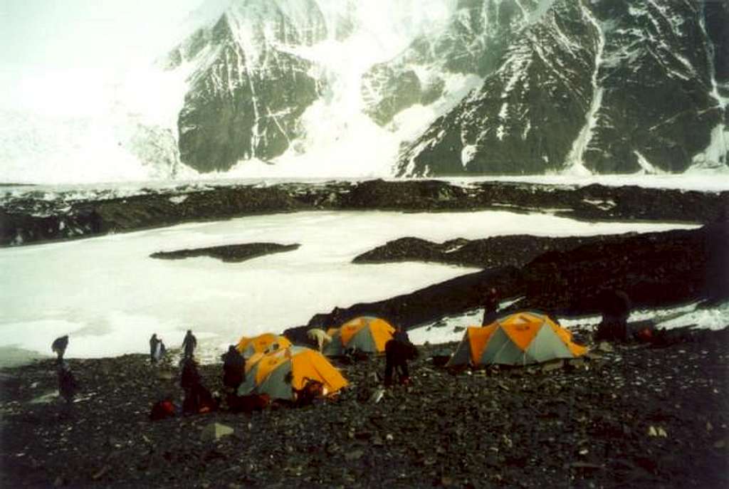 A camp on one of the Brooks...