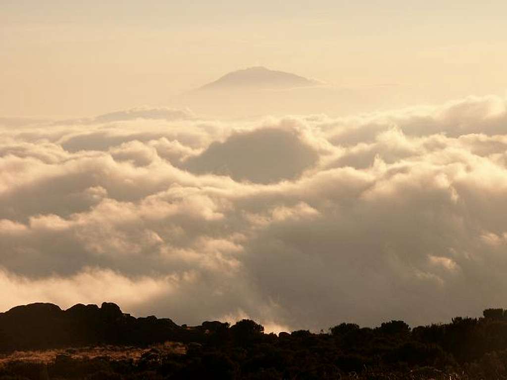 Mount Meru seen from Shira...