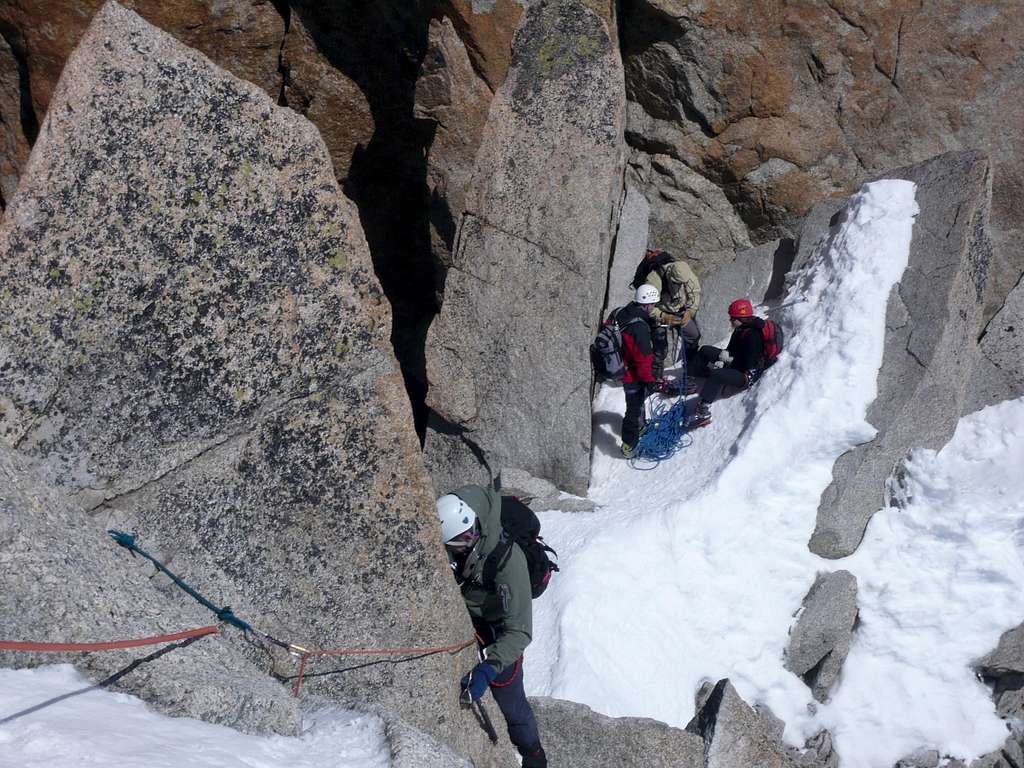 Arête des Cosmiques/S-SW route