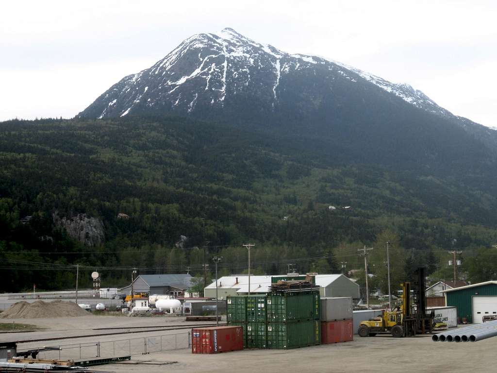 AB Mountain from Skagway Port