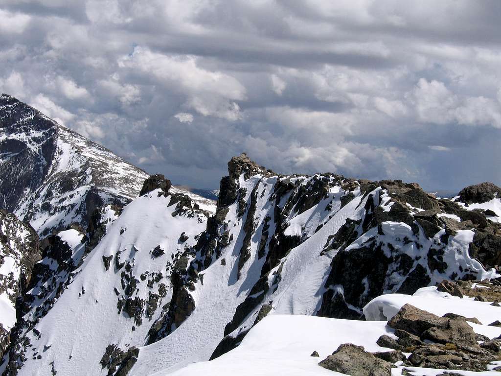 Powell Peak's spectacular summit perch
