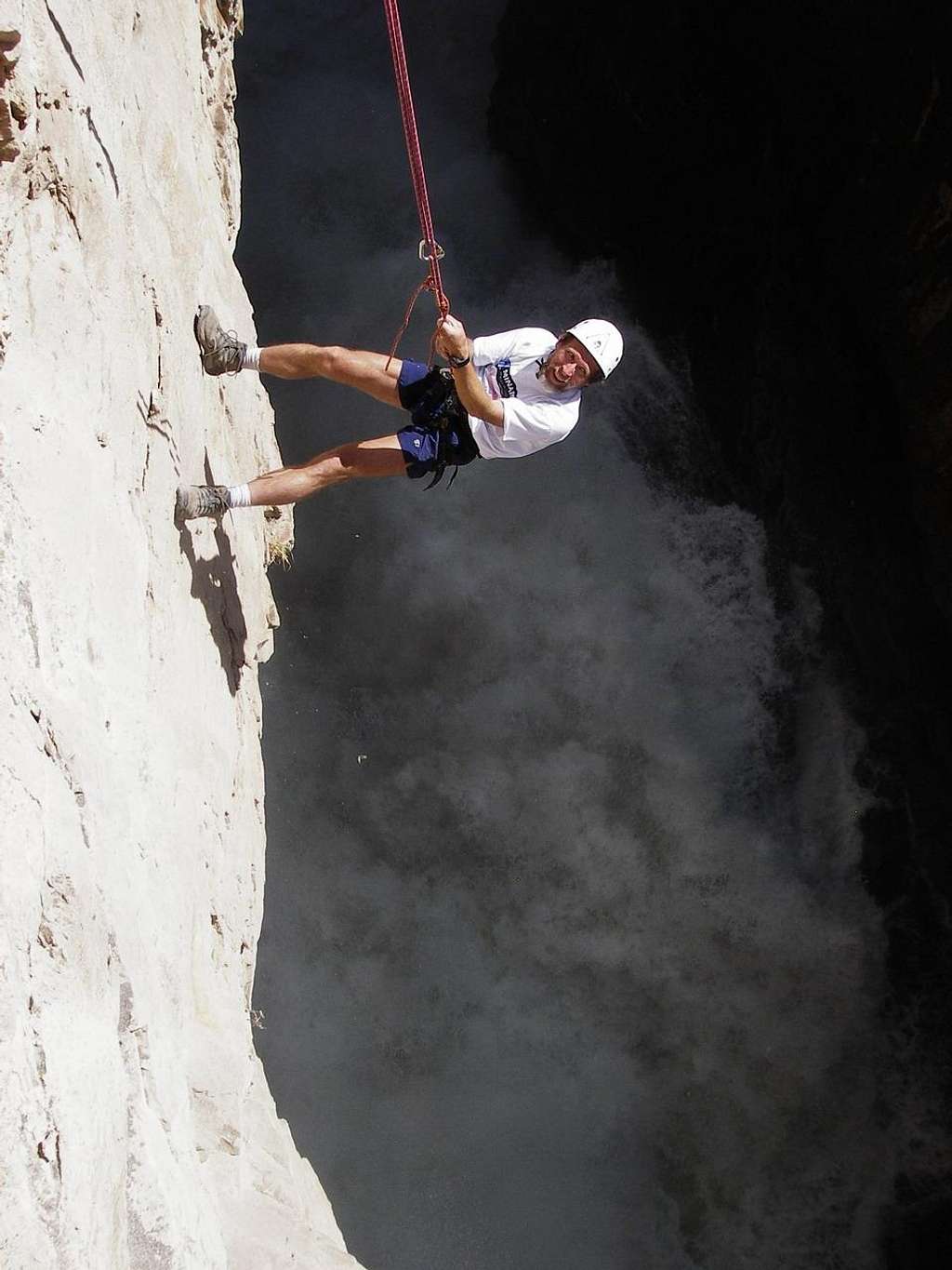 Being Lowered Into Sipia Falls