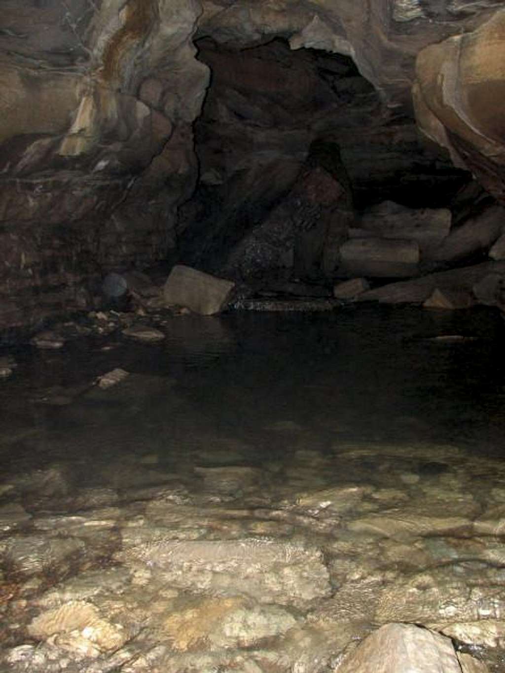 Cave origin of Virgin Falls.