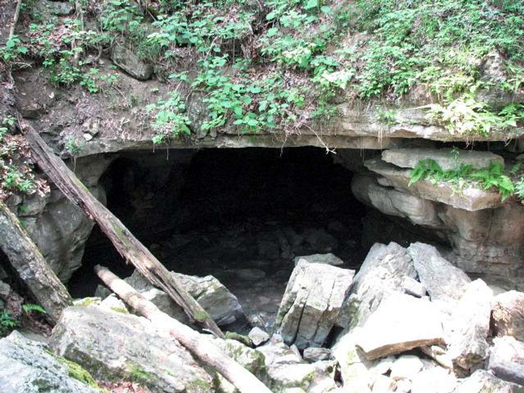 Cave entrance.