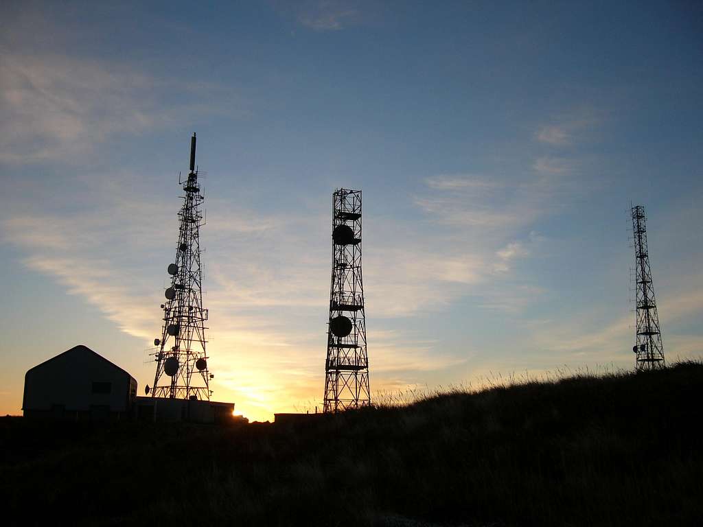 Sunrise Behind the Towers