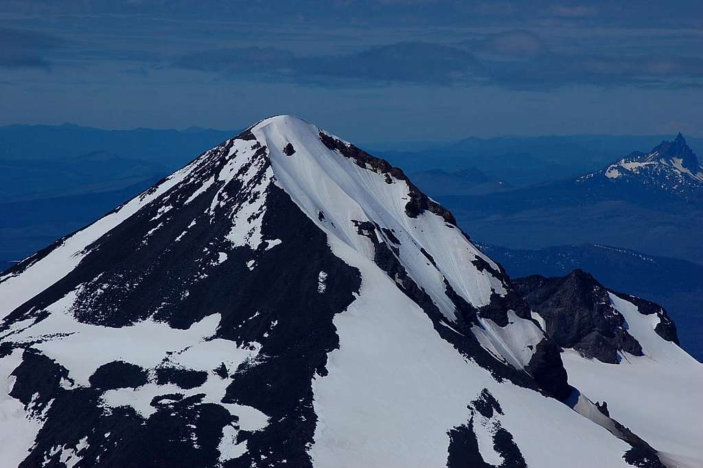 Middle Sister from South Sister summit