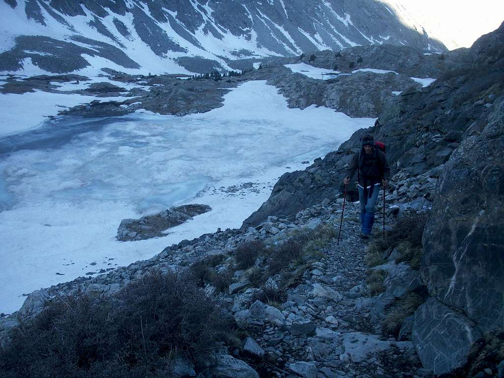 Getting Above The Blue Lakes