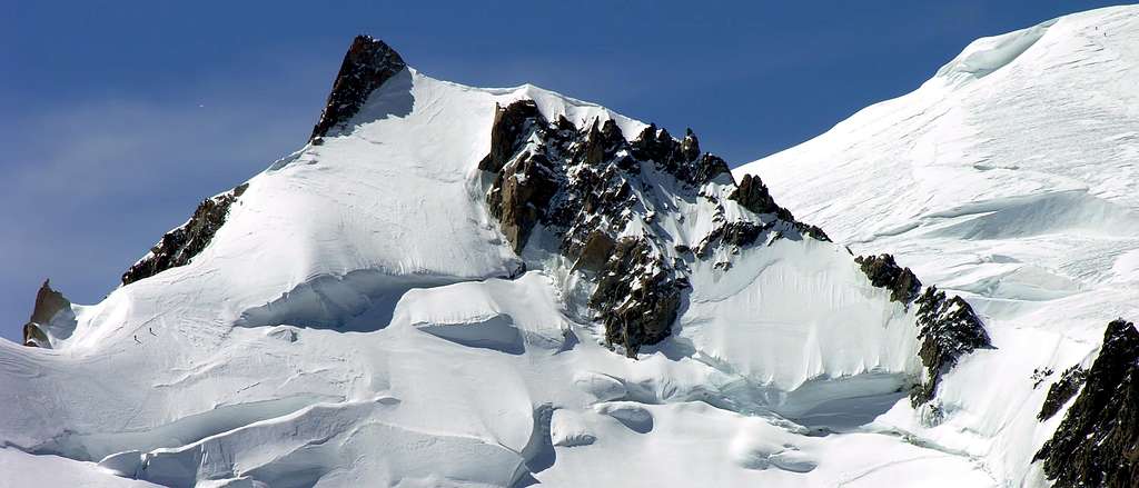 North side of Mont Maudit (4465m)