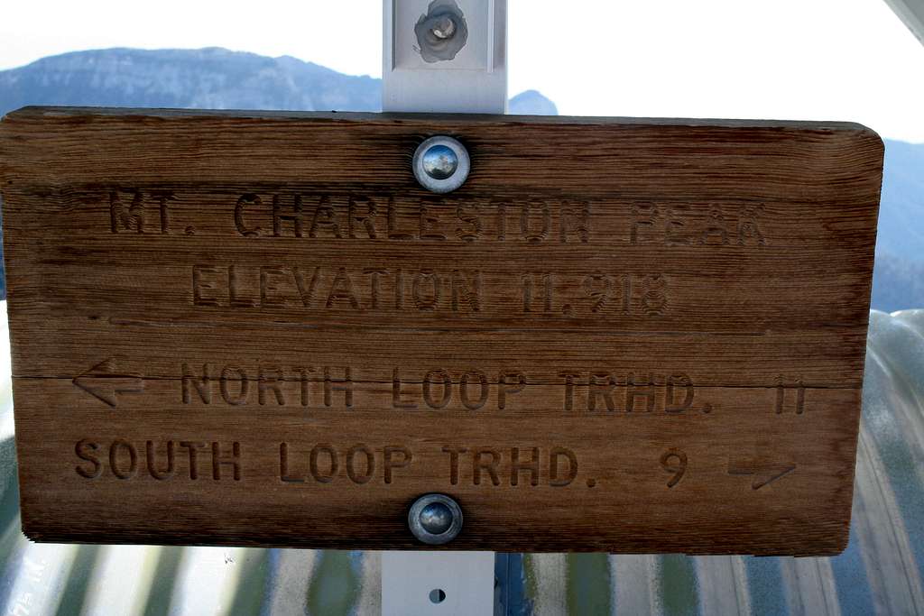 Charleston Peak, NV NL Trail