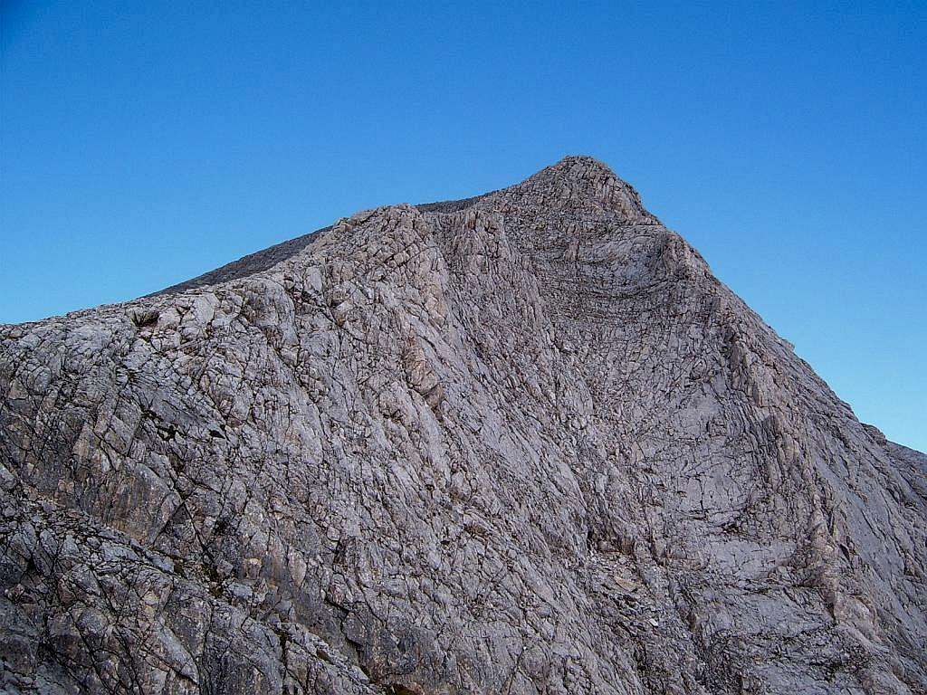 The summit pyramid of Vihren