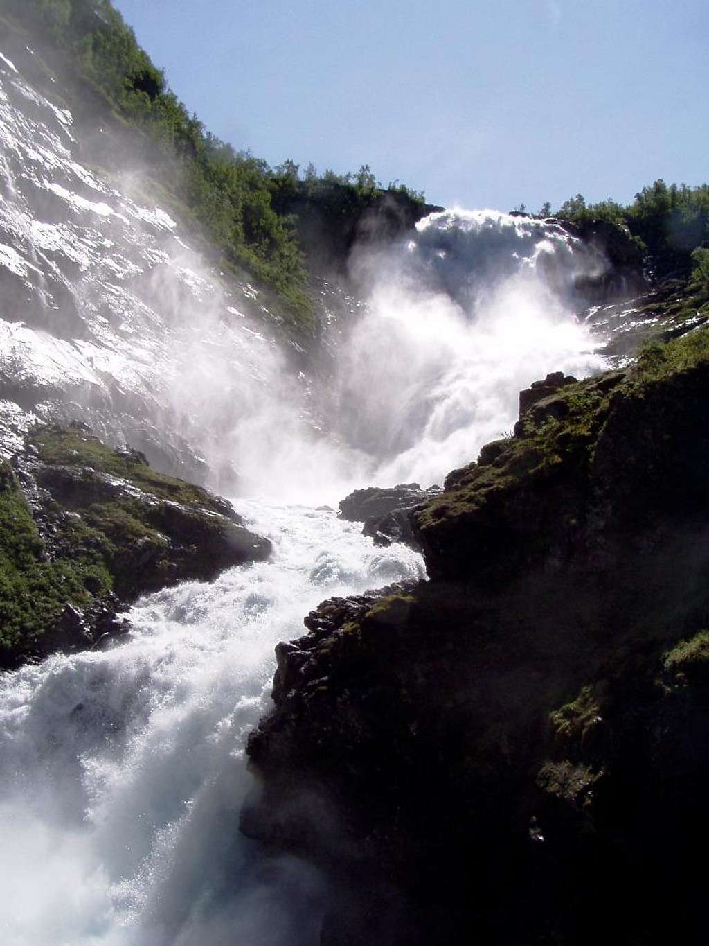 Kjosfossen Waterfall Norway, Flam Railway