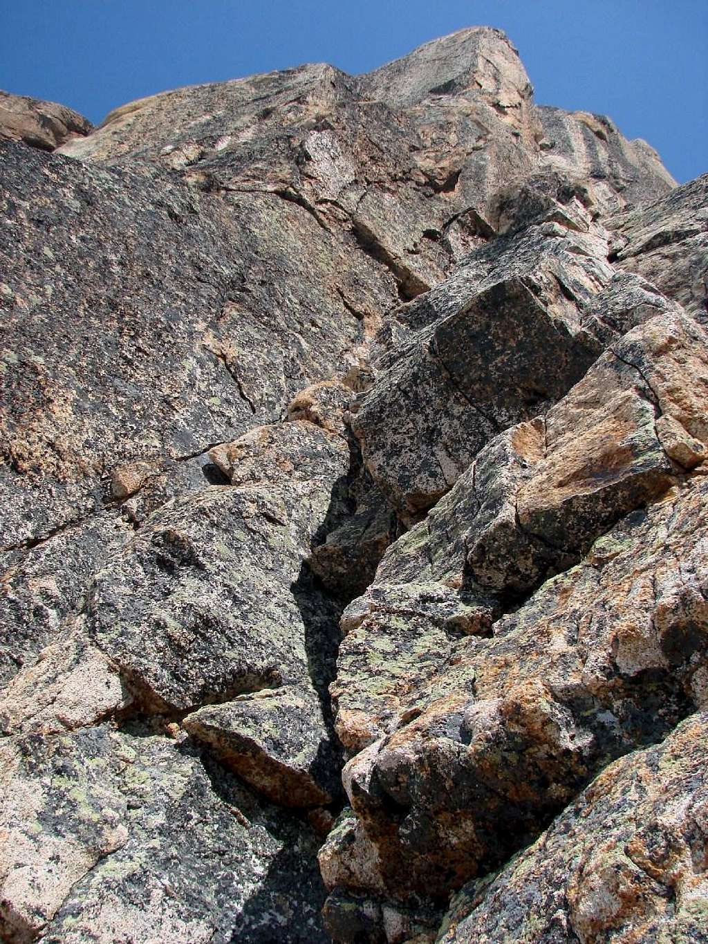 1st pitch of the Beckey Route