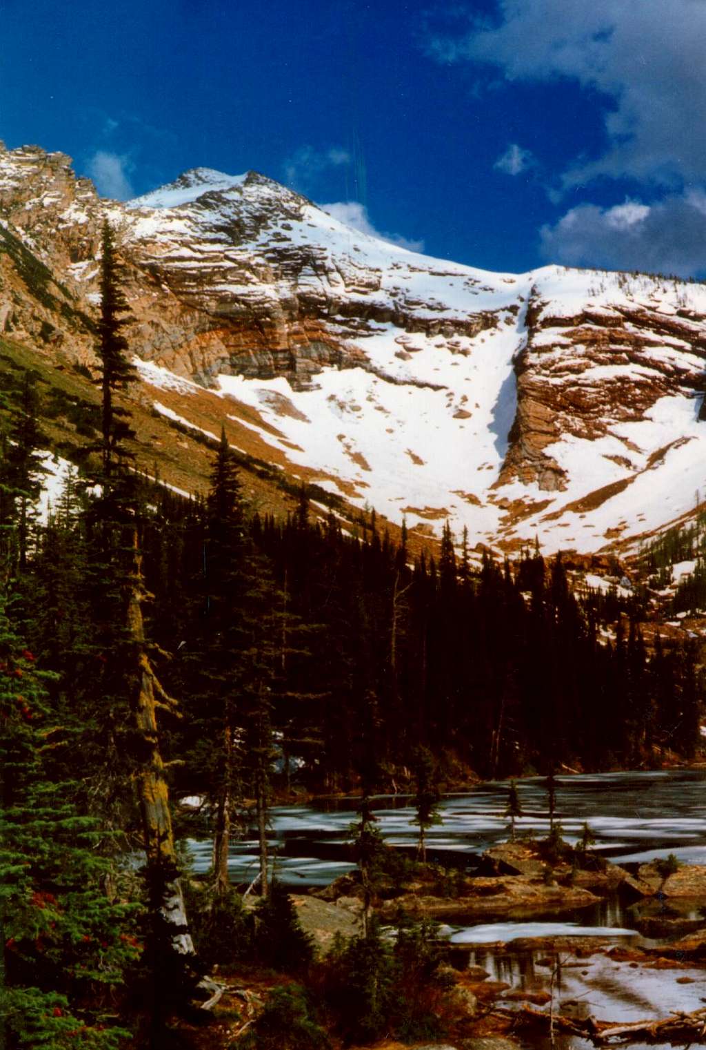 Snowshoe Peak From Snowshoe Lake