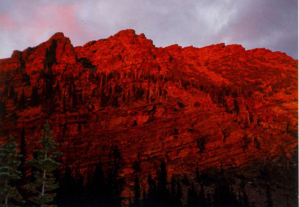 Cliffs at Sunset