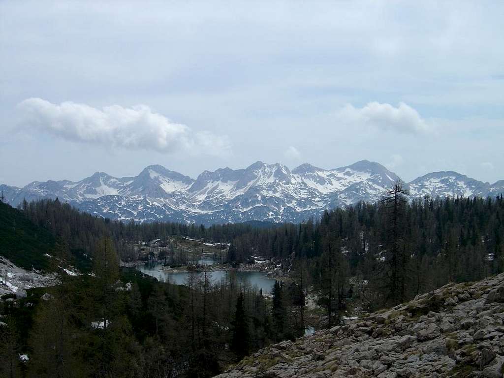View from near the Triglavskih jezerih hut