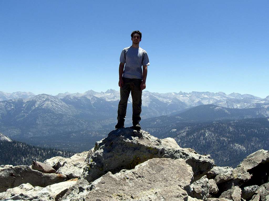 Me at the top of Mitchell Peak