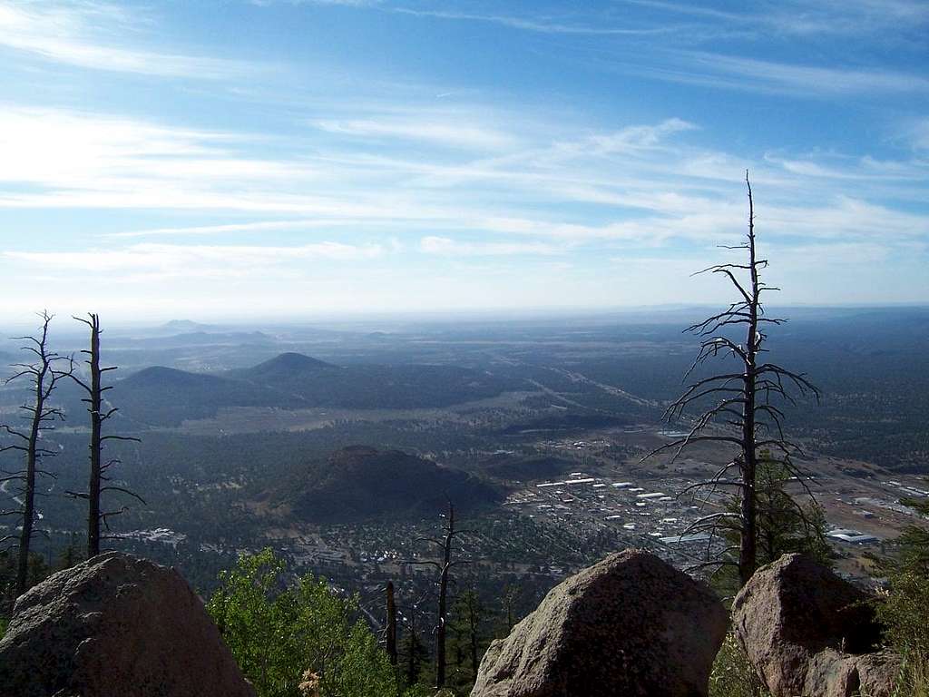 View of Flagstaff from Elden