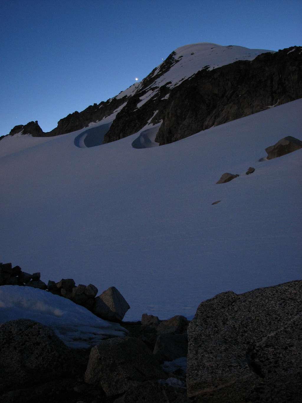 Eldorado Peak from Bivouac at 7400 feet