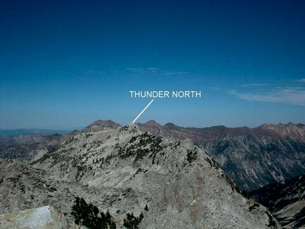 North Thunder as seen from...