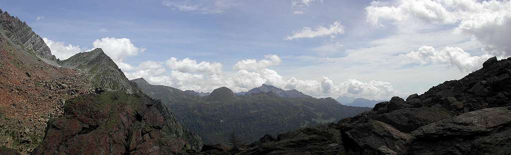 Eastern border of Alpe Devero