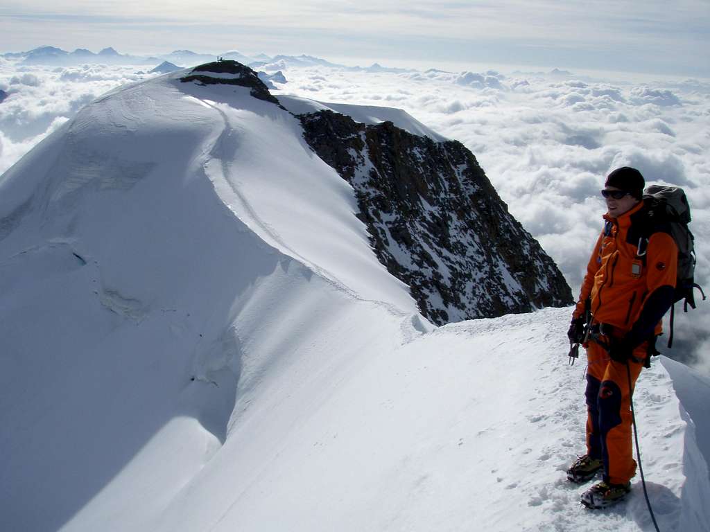Piz Palü summit ridge
