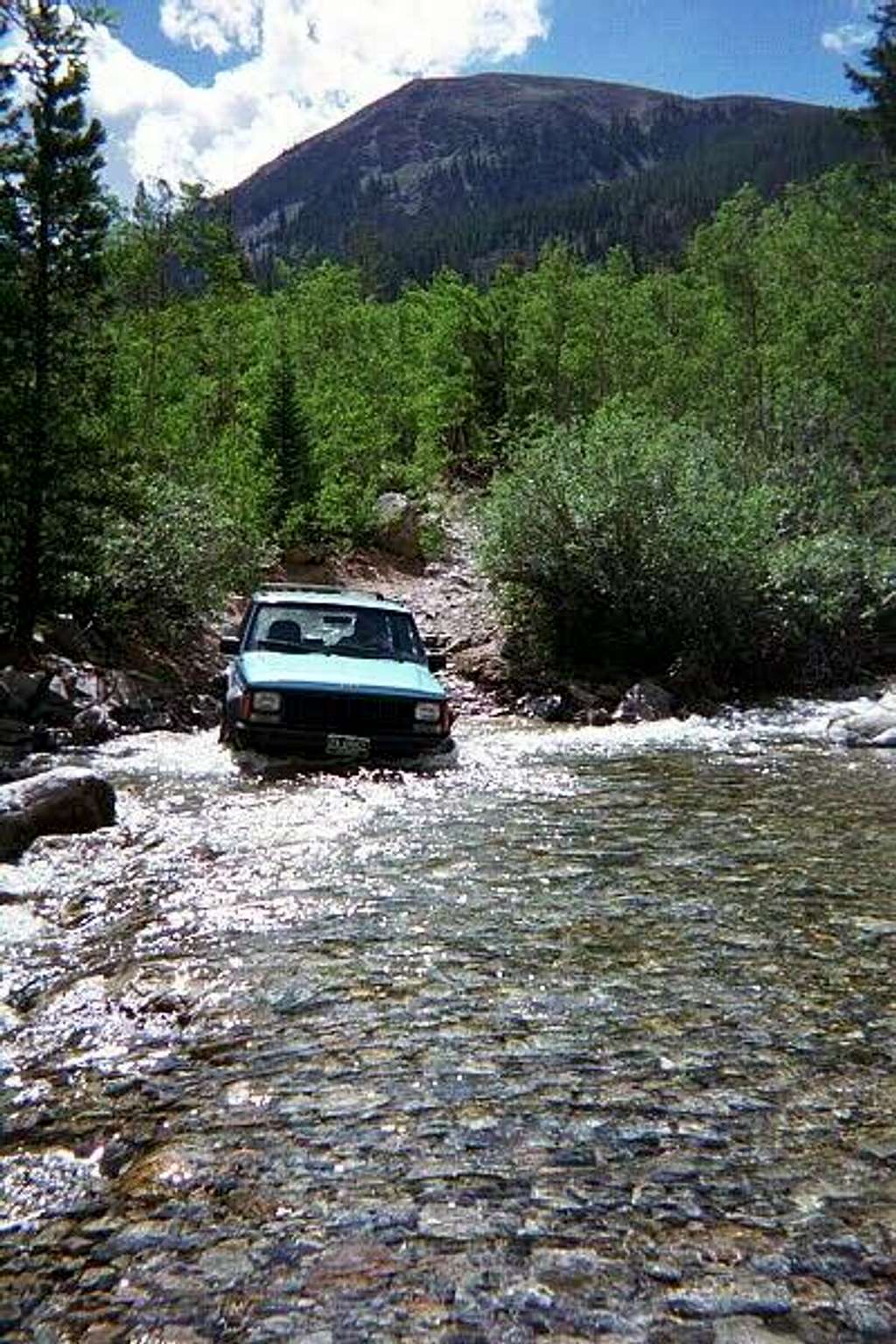 Crossing Clear Creek at...