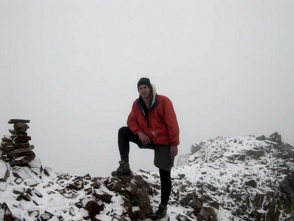 Yours truly on the summit of...