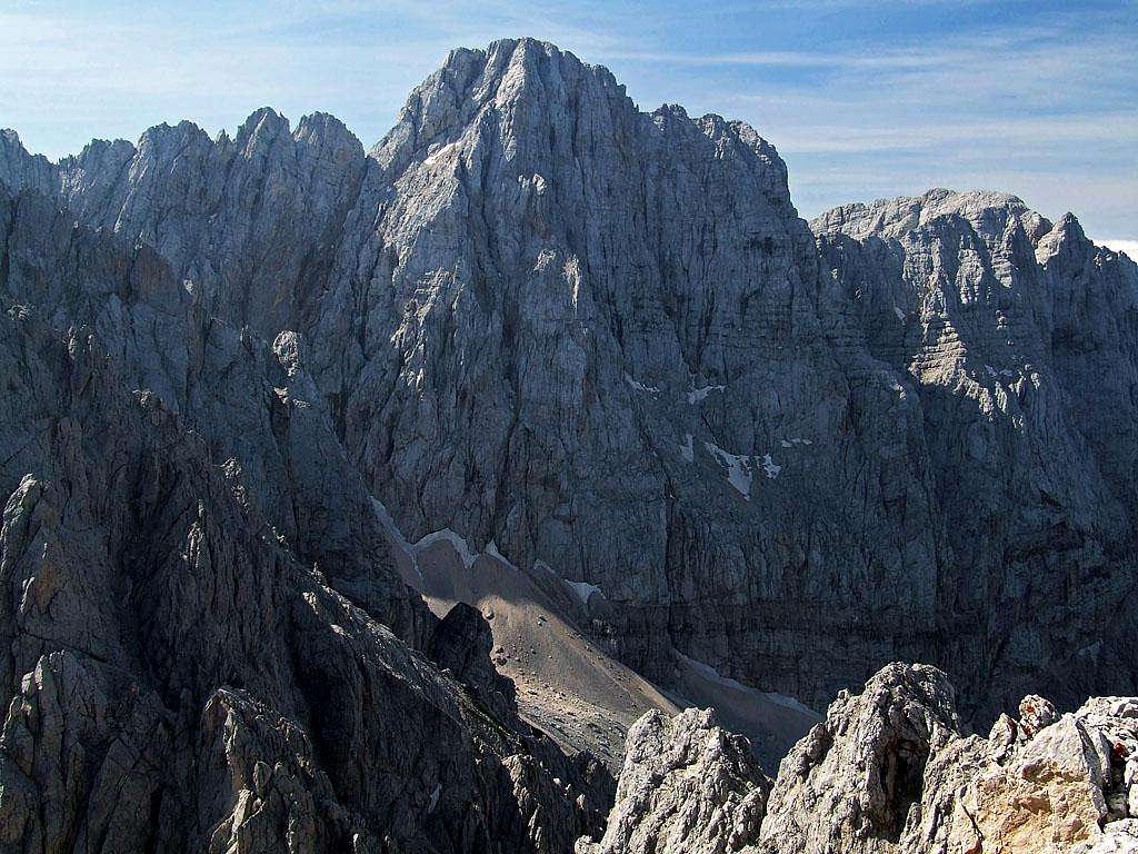 Skrlatica from the summit of Spik