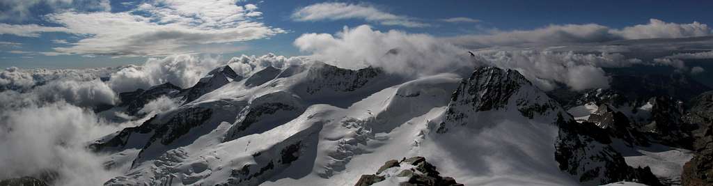 Bernina east-south panorama