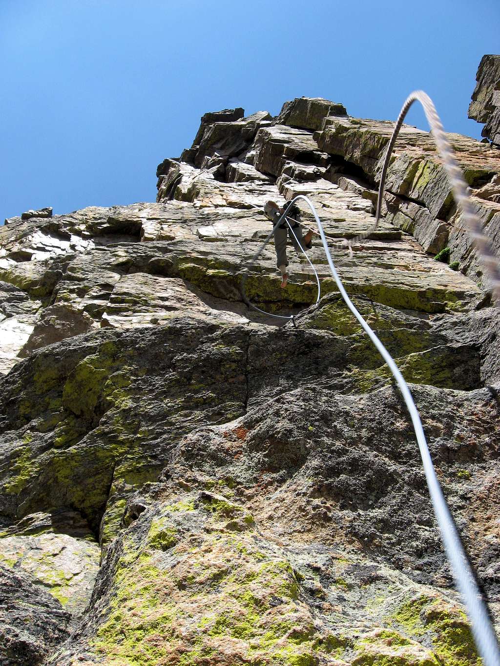 Larissa Climbing a Rope!