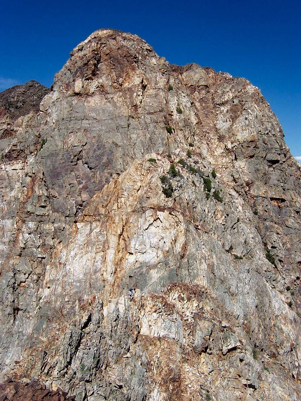 Approaching Monte Cristo's west face