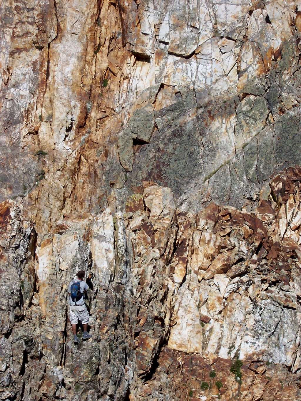 Scrambling on the ridge