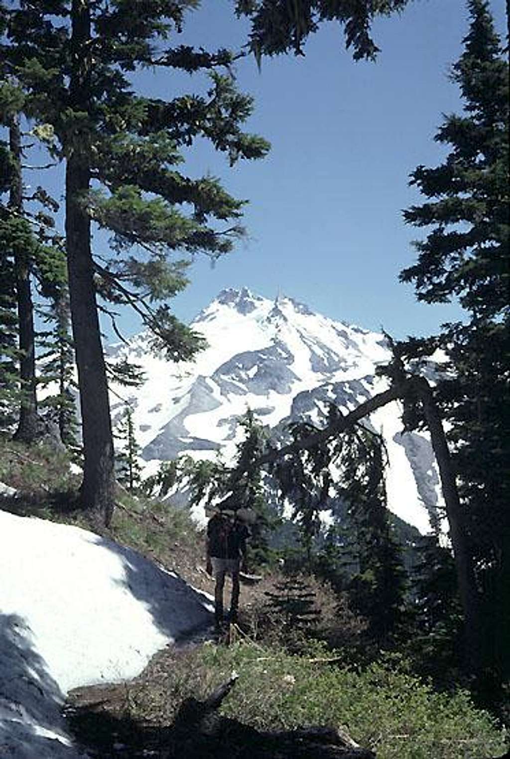 Approaching Mount Jefferson from the NW