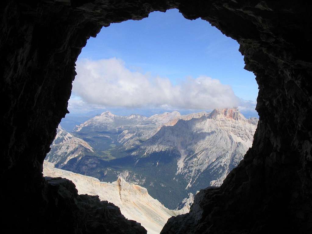 A Dolomites  window